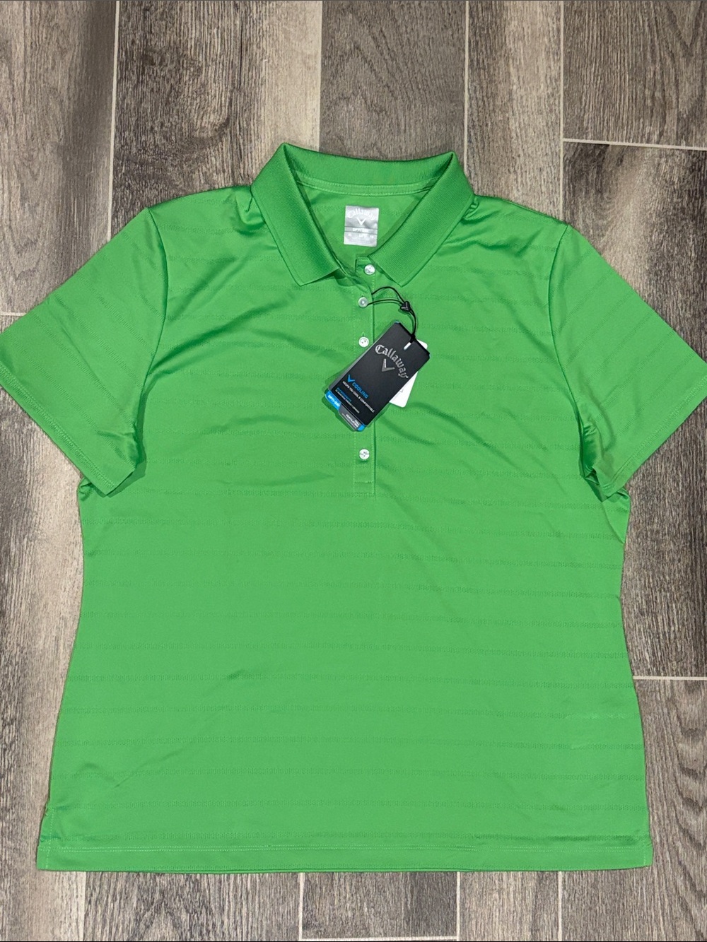 Callaway Women's Lime Green Performance Golf Polo